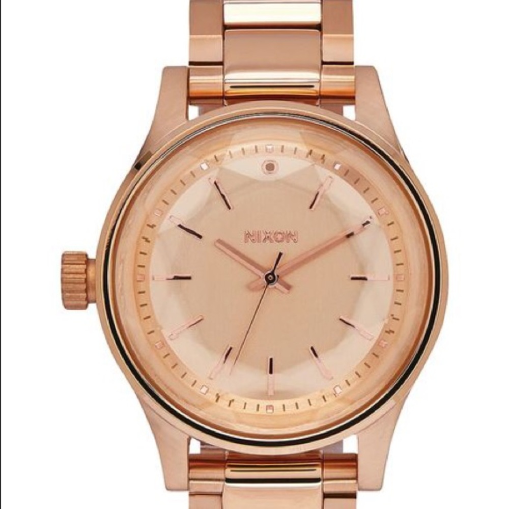 Nixon Facet 38, 38mm - Rose Gold